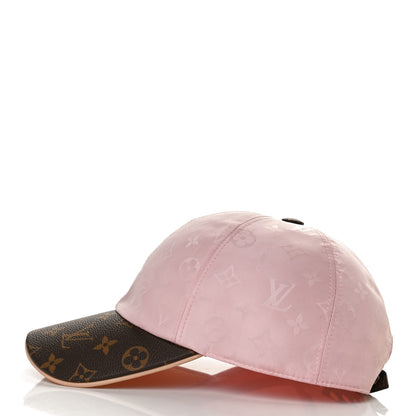 Louis Vuitton Polyester Silk Monogram LV Get Ready Cap L Pink 3 of 10