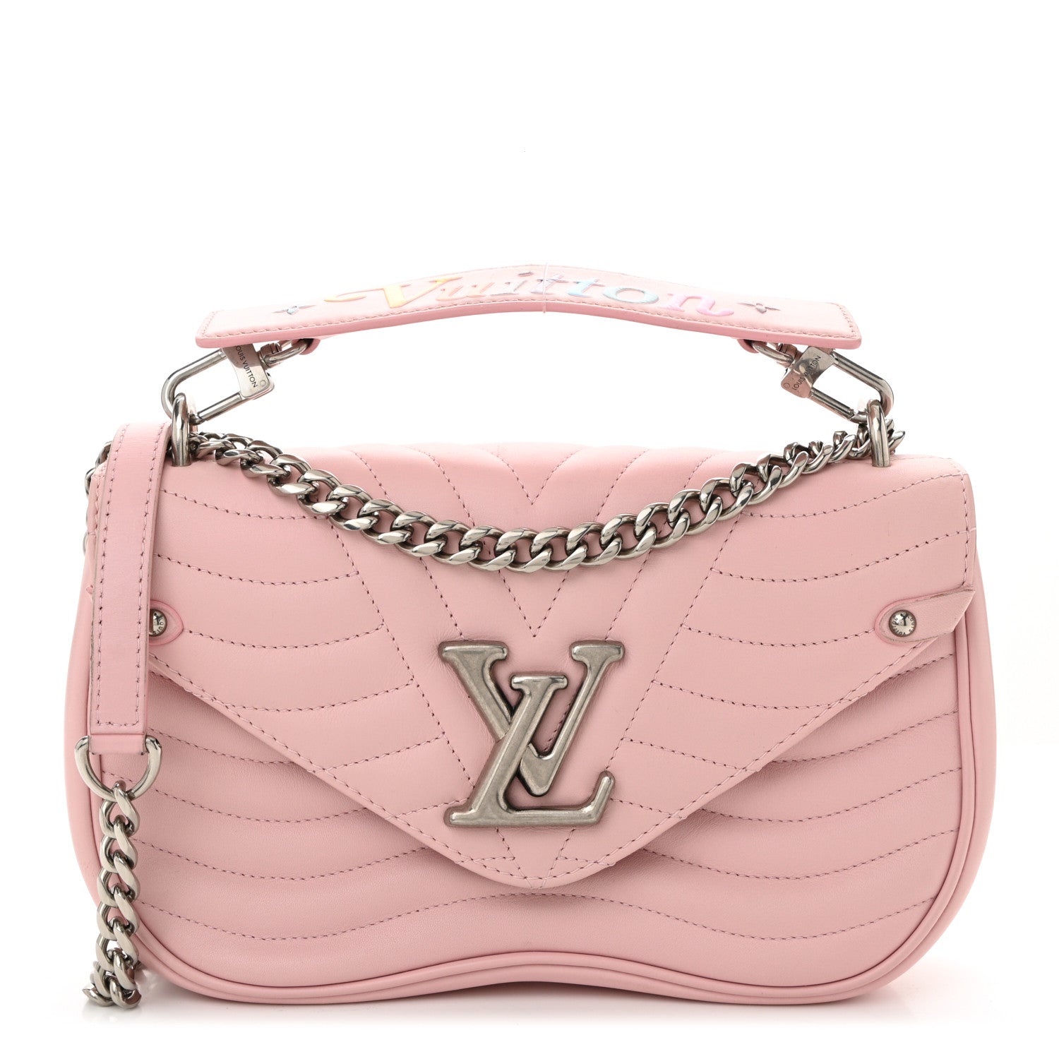 Louis Vuitton Calfskin New Wave Chain MM Smoothie Pink 1 of 11