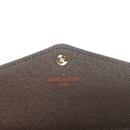 Louis Vuitton Damier Ebene Sarah Wallet NM 5 of 8