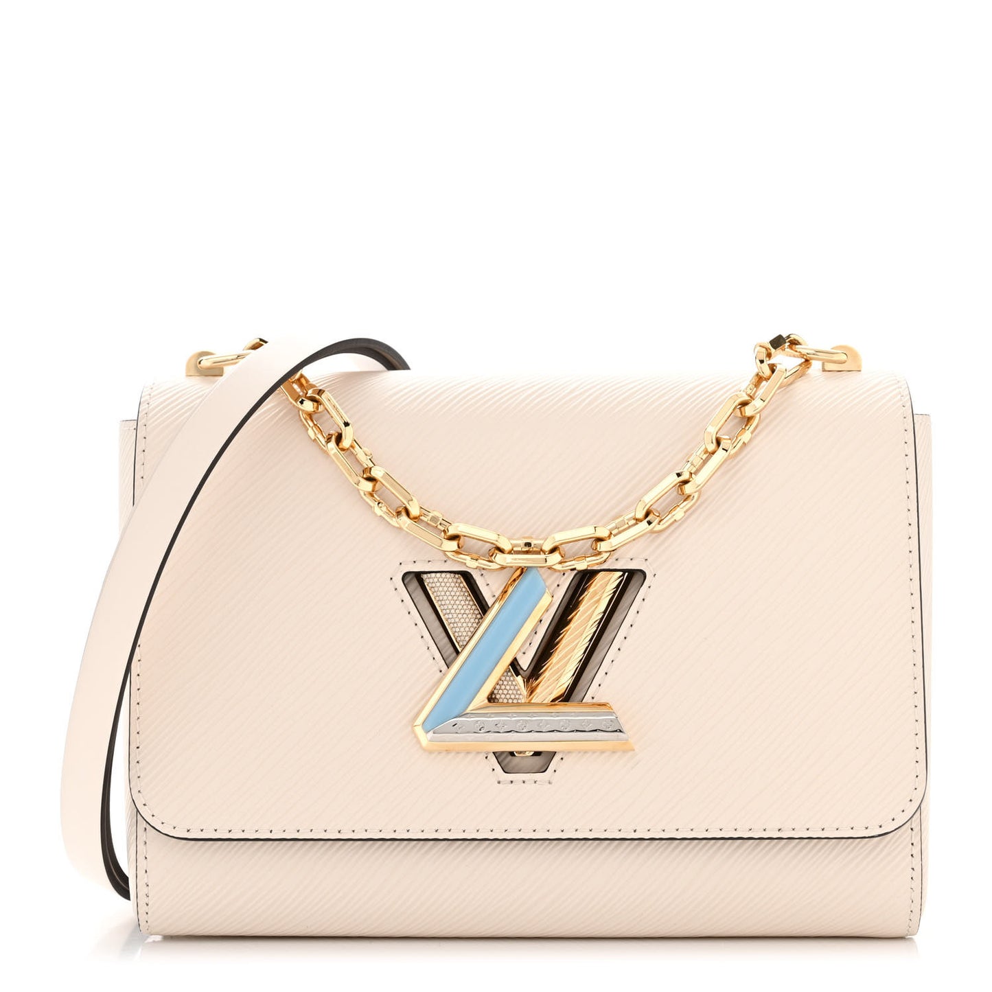 Epi Twist Shoulder Bag MM Quartz