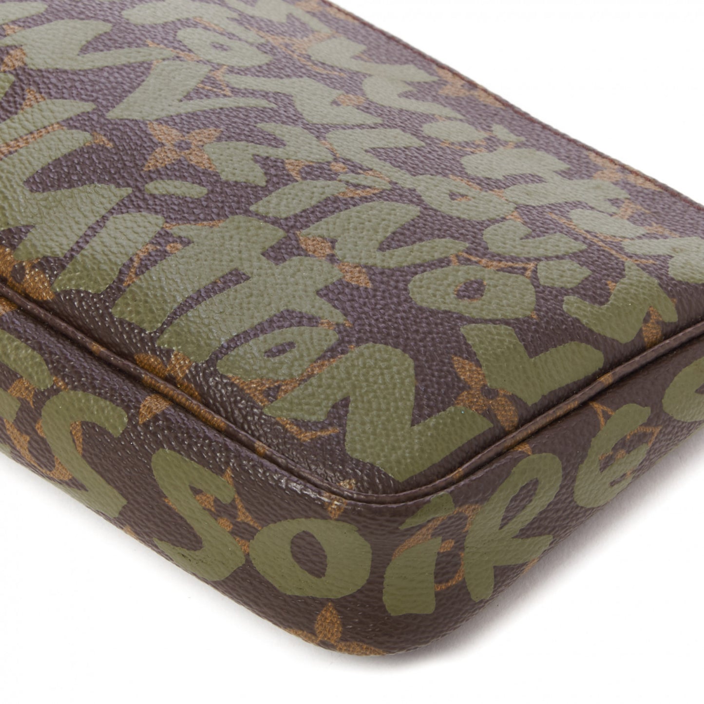 Monogram Graffiti Pochette Accessories Kaki