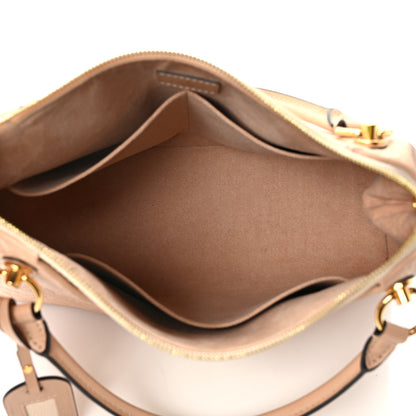 Louis Vuitton Empreinte V Tote MM Beige Rose Creme 5 of 10