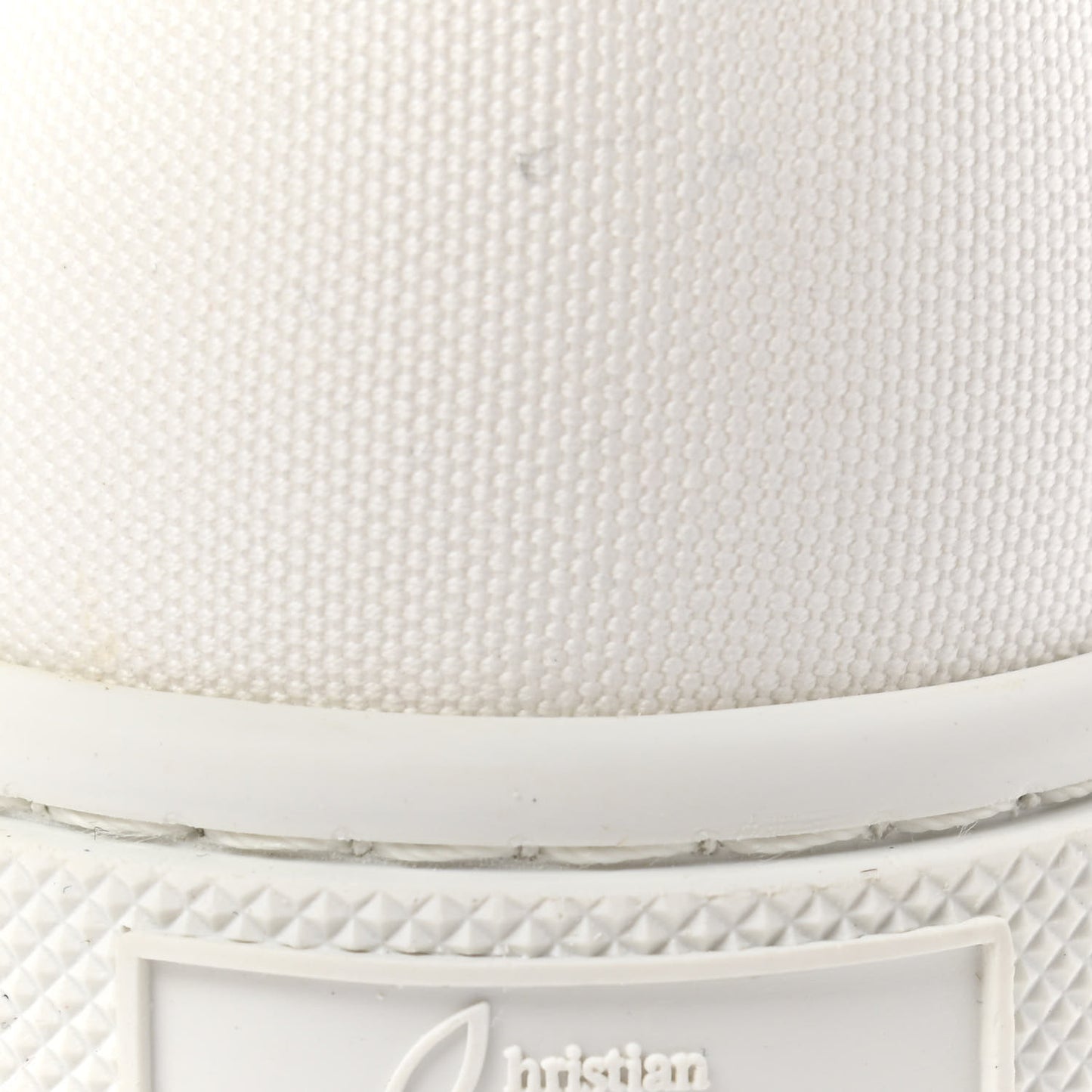 Toile Calfskin Simplerui Flat Sneakers 38.5 White