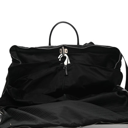 Prada Tessuto Nylon Calfskin Duffle Black 6 of 20