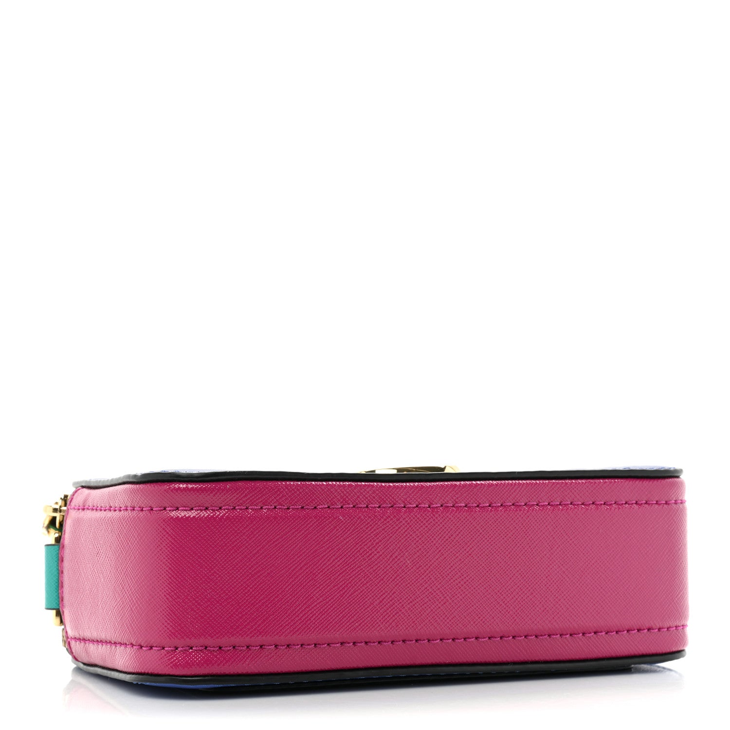 Marc Jacobs Saffiano Small Snapshot Camera Bag Academy Blue Multicolor 4 of 11