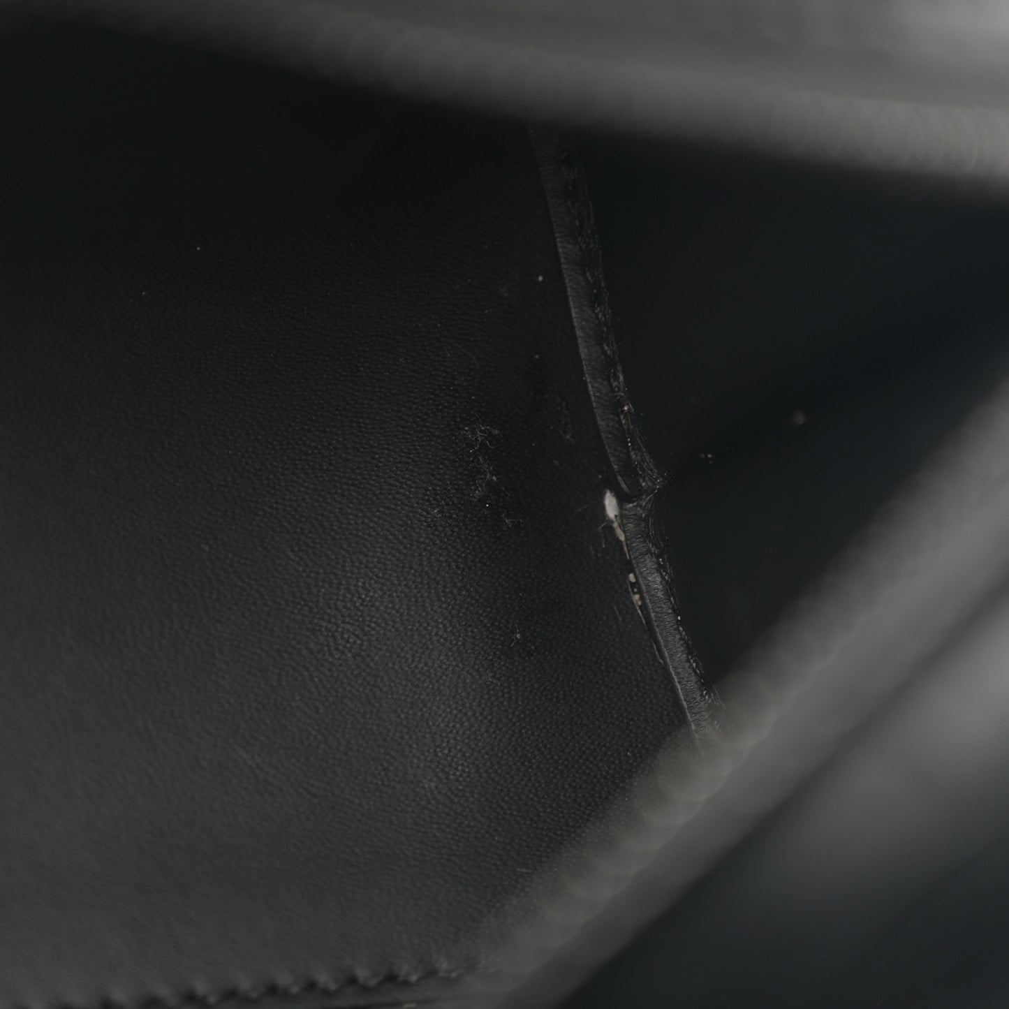 Semi Shiny Calfskin Crocodile Embossed Neo Classic Black Hardware Mini City Black