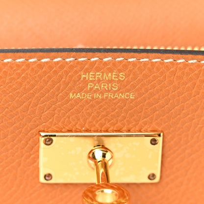 Hermes Epsom Kelly Wallet To Go Toffee 5 of 7