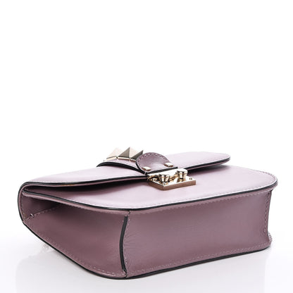 Valentino Garavani Vitello Small Glam Lock Rockstud Flap Dark Mauve 5 of 7