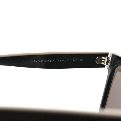 Chanel Acetate CC Butterfly Sunglasses 5414 Black White 6 of 8