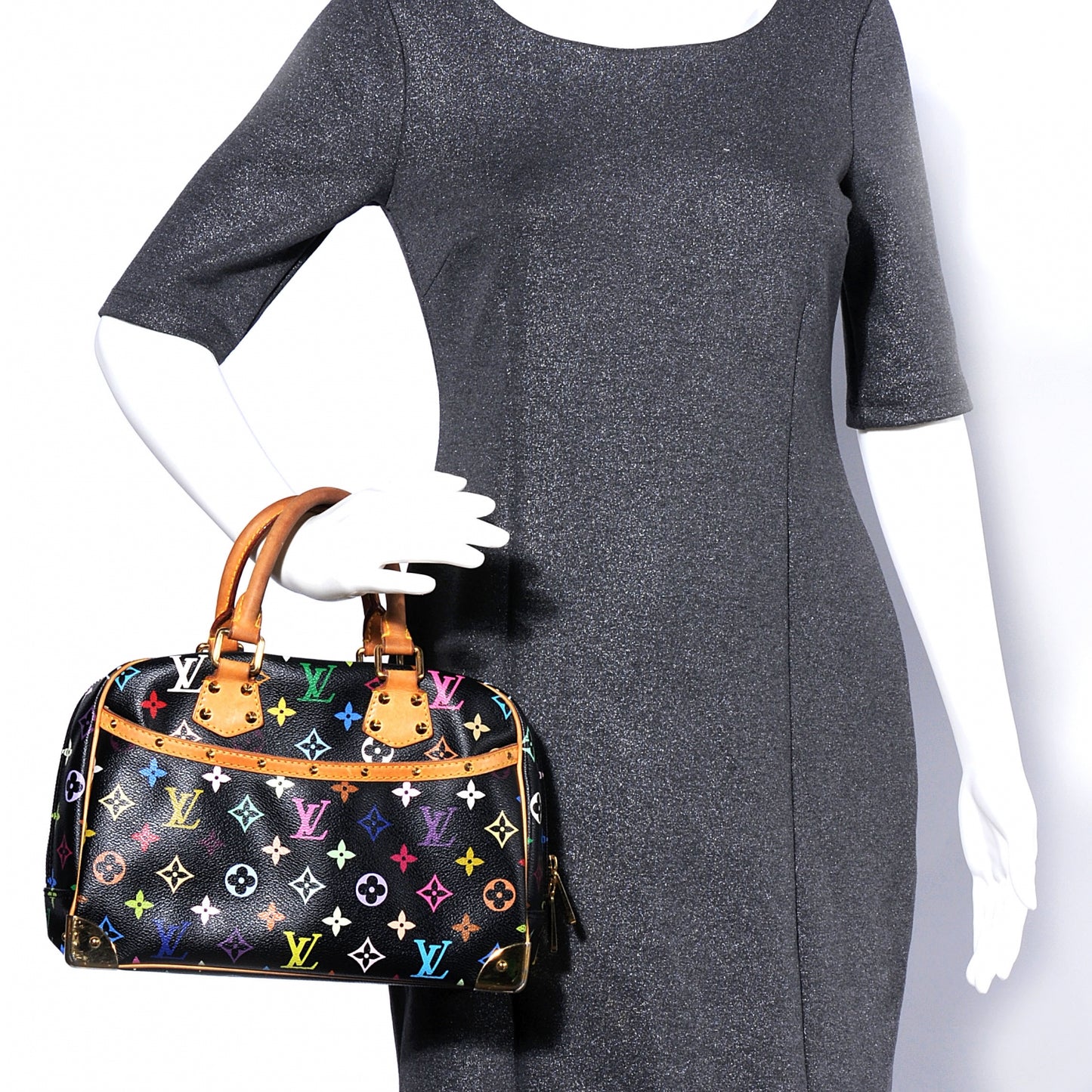 Monogram Multicolor Trouville Black