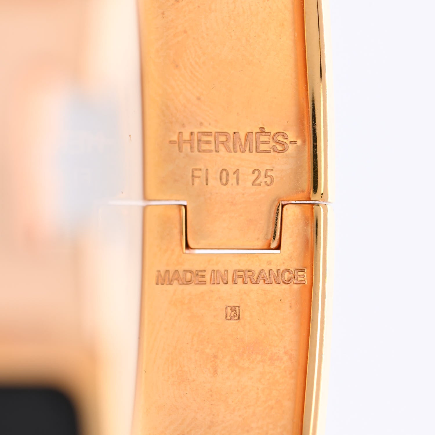 Hermes Enamel Narrow Clic Clac H Bracelet PM Black 4 of 6