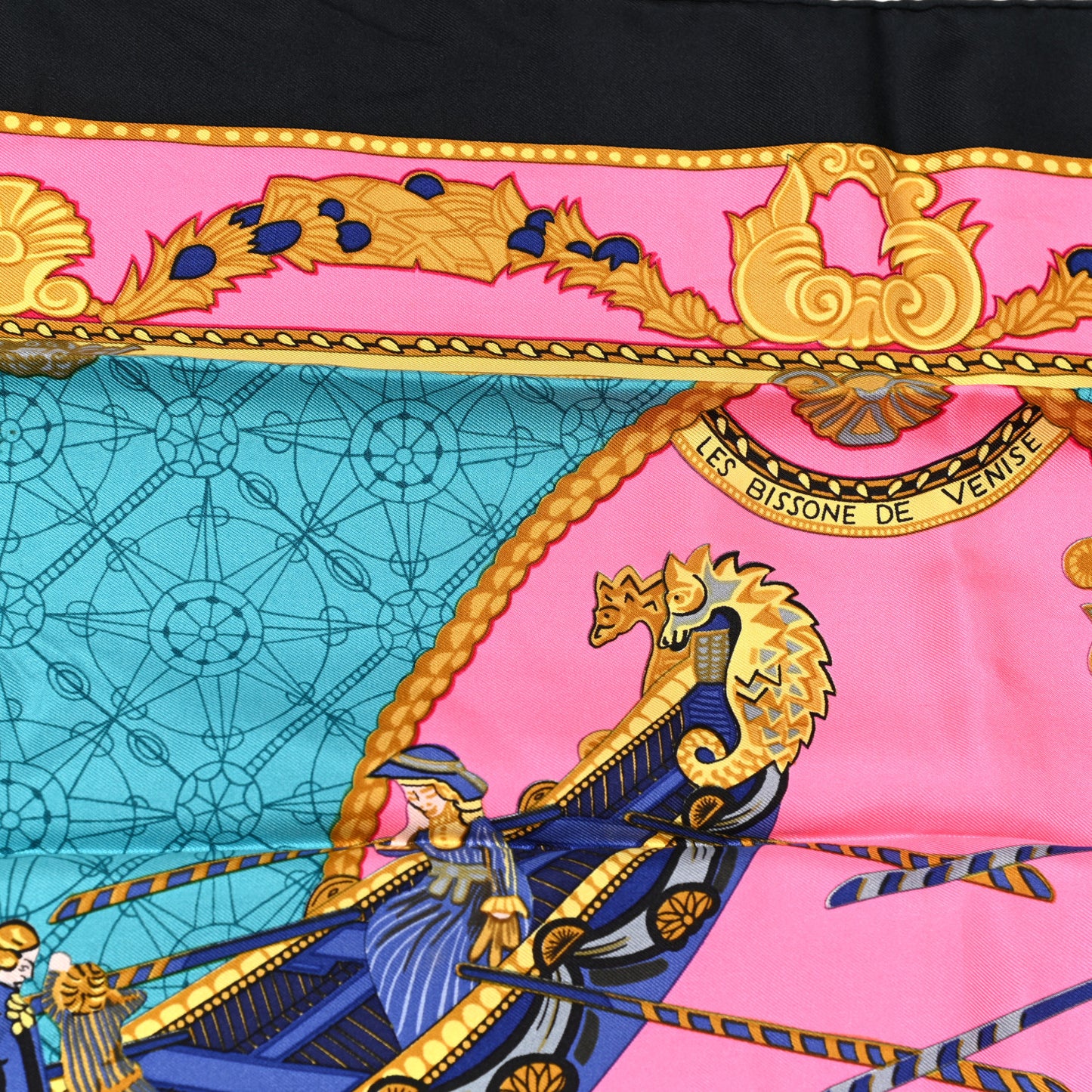 Silk Les Bissone De Venise Scarf 90