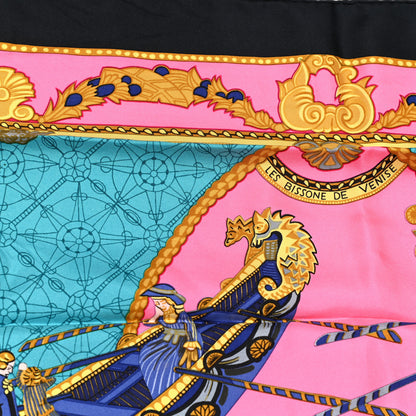 Hermes Silk Les Bissone De Venise Scarf 90 3 of 5