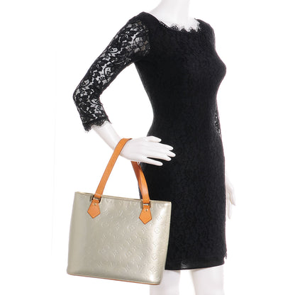 Louis Vuitton Vernis Houston Silver 2 of 8
