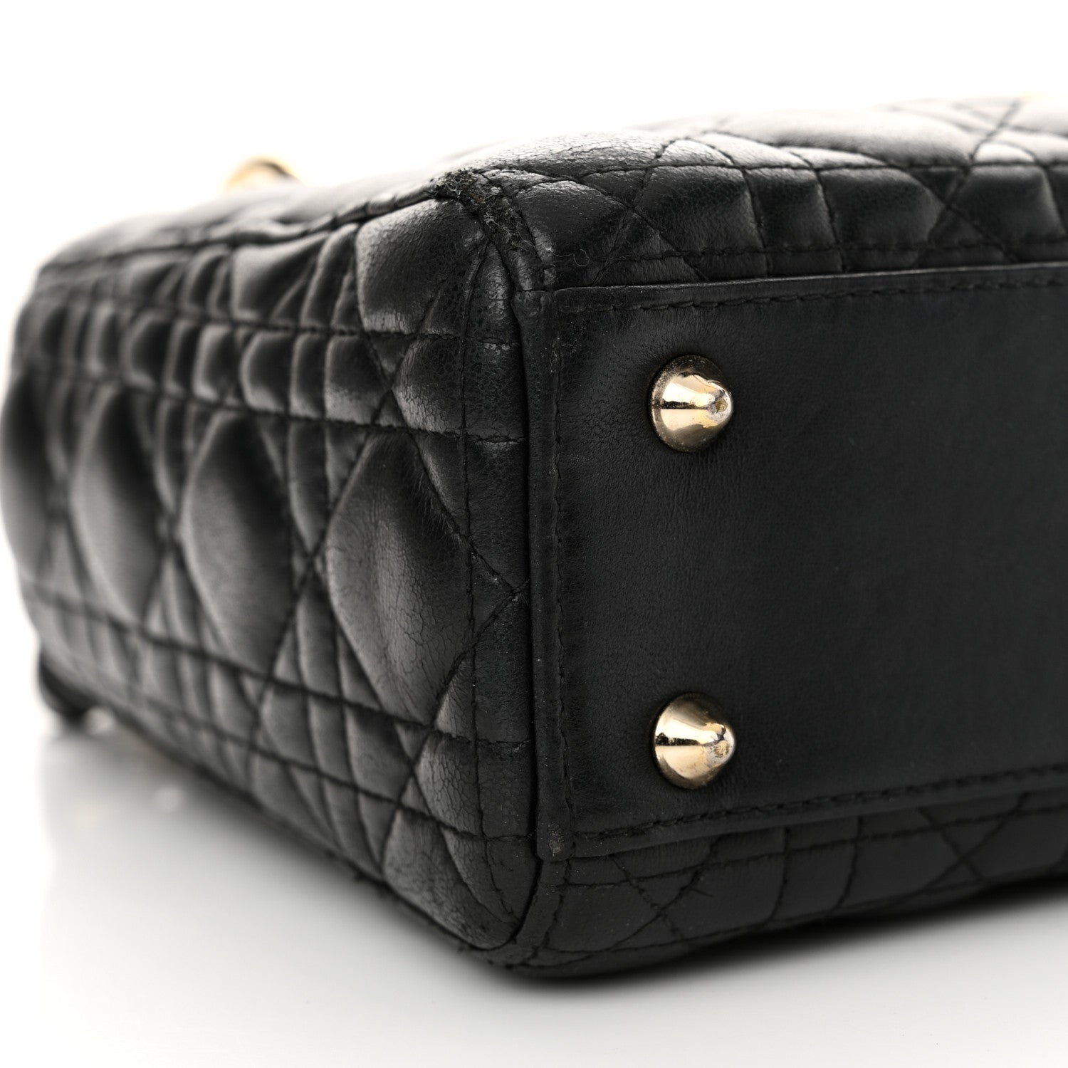 Christian Dior Lambskin Cannage Small My ABCDior Lady Dior Black 9 of 15