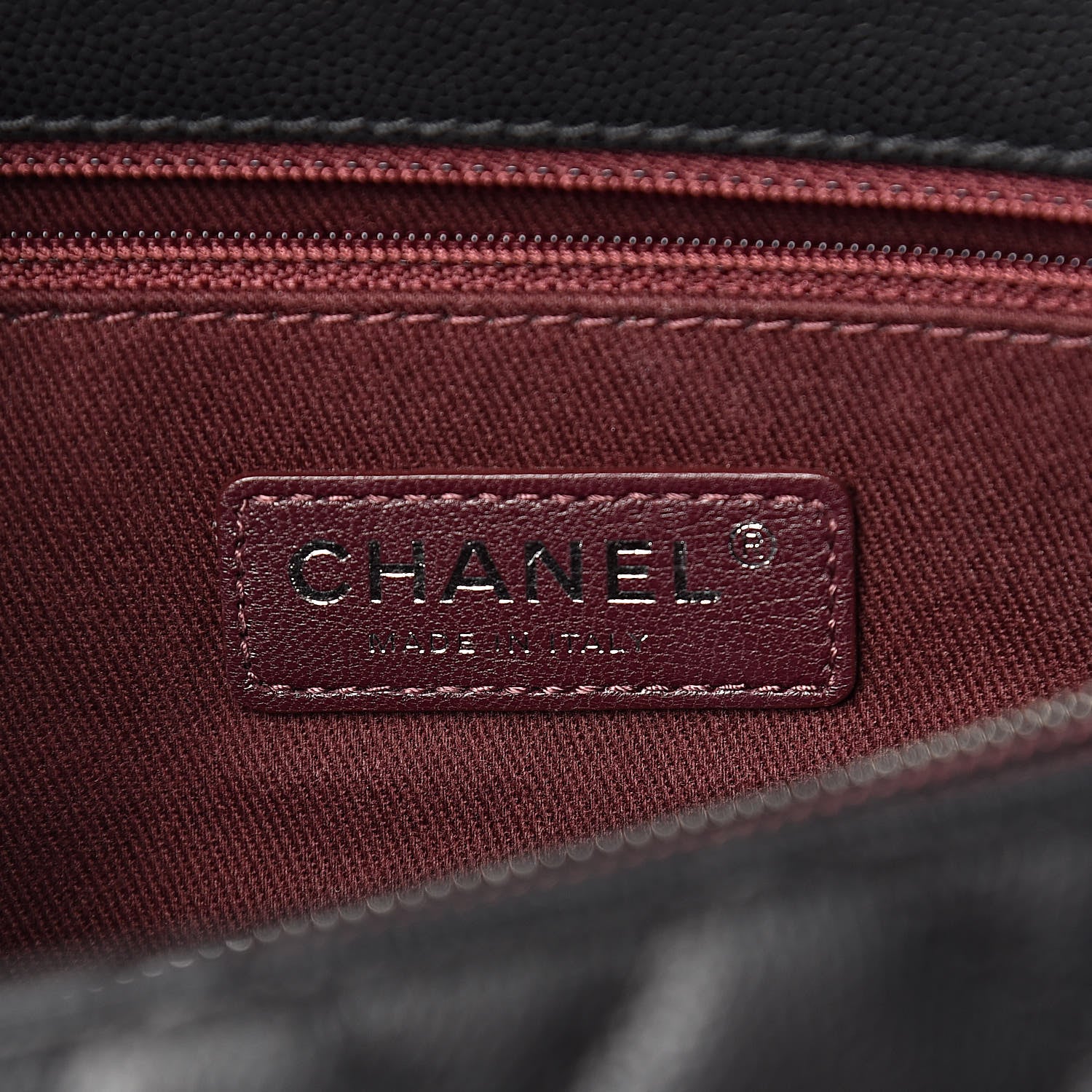 Chanel Caviar Quilted Medium Coco Handle Flap Black 6 of 12
