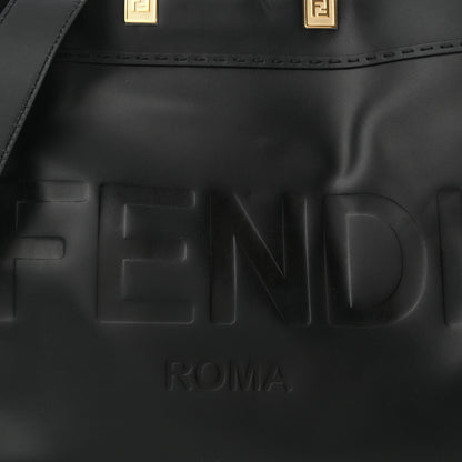 Fendi Vitello King Plexiglass Medium Fendi Sunshine Shopper Tote Black 8 of 11