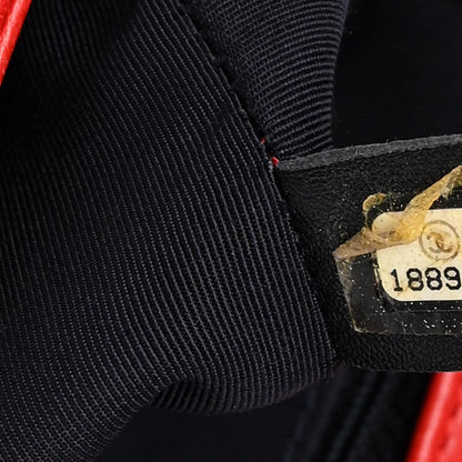 Chanel Lambskin Embossed New Medium Boy Cube Flap Red 7 of 10