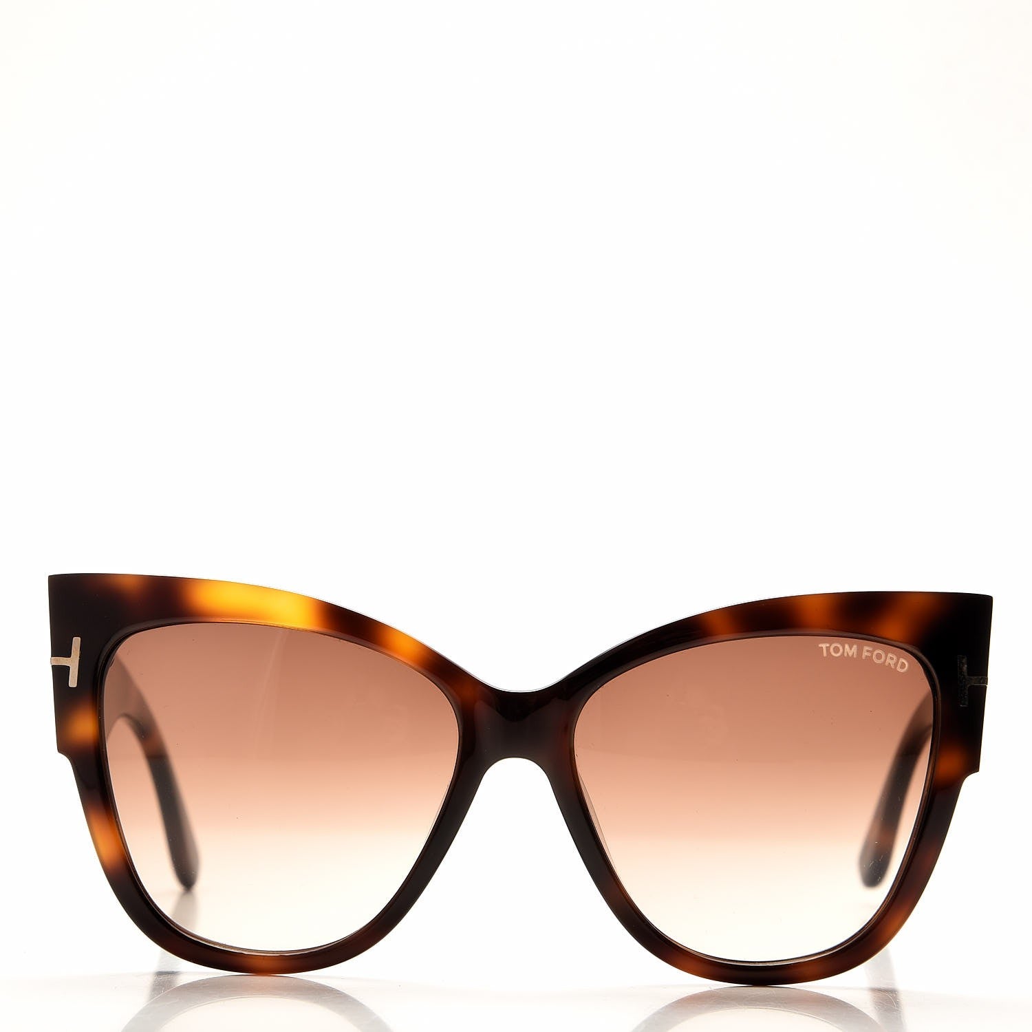 Tom Ford Acetate Anoushka Cat Eye Sunglasses TF371 Tortoise Shell 2 of 8