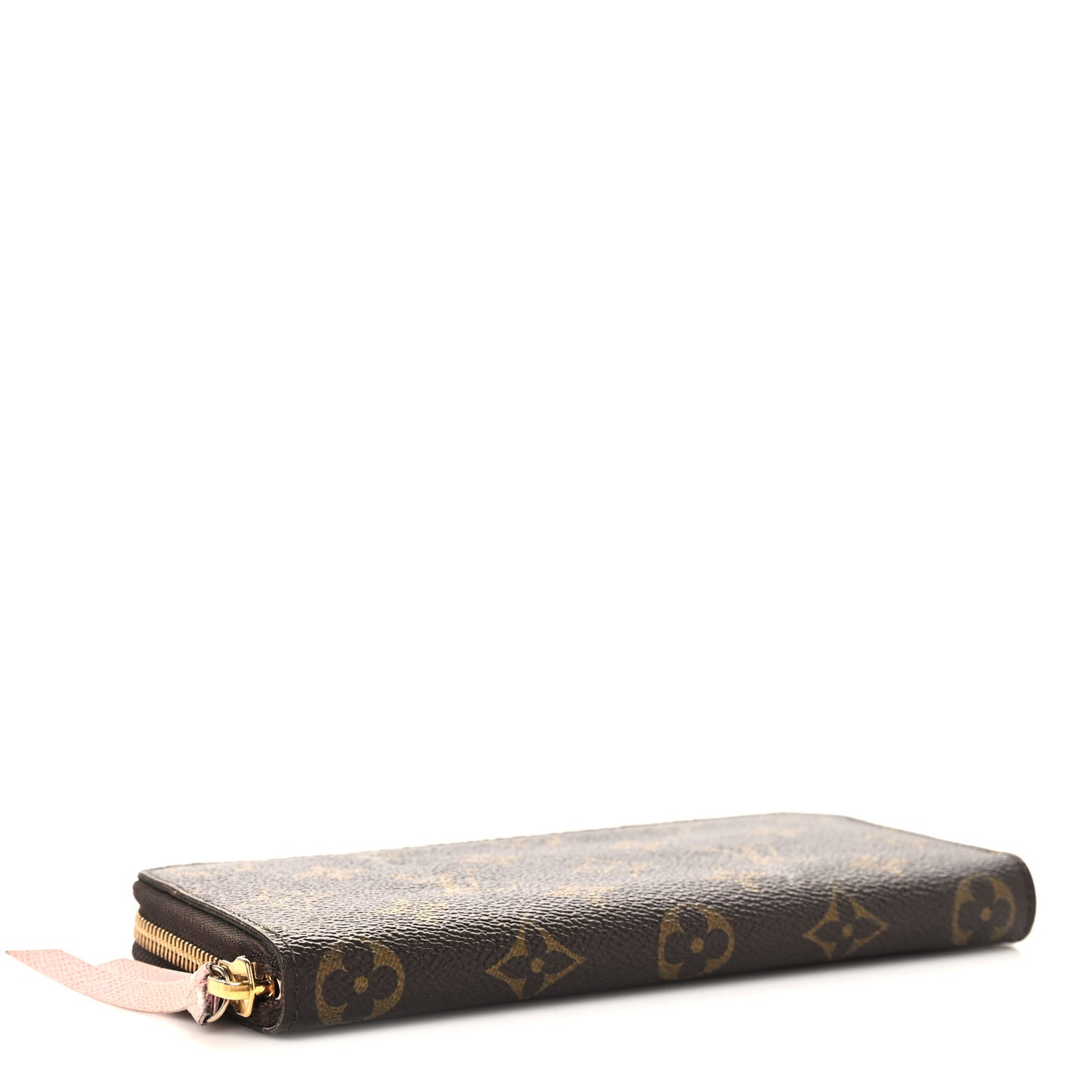 Monogram Clemence Wallet Rose Ballerine