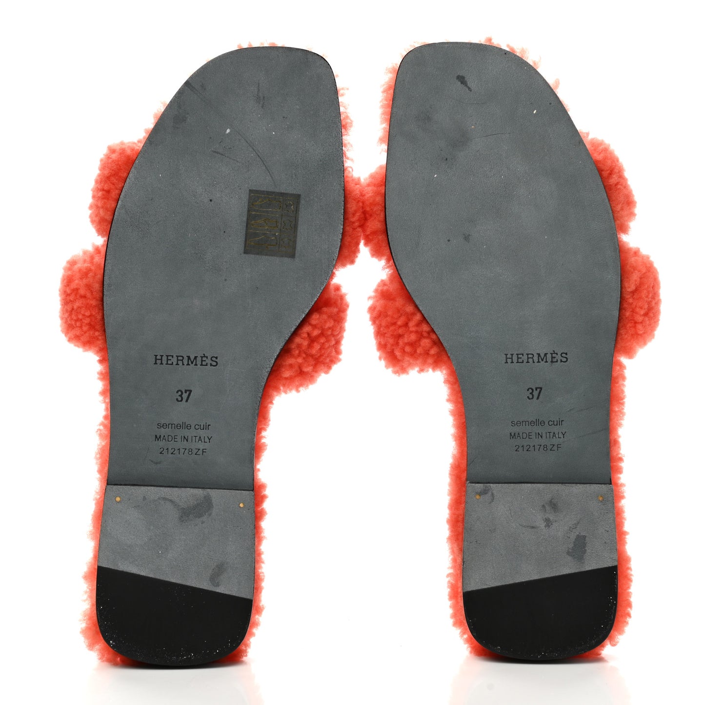 Woolskin Oran Sandals 37 Orange