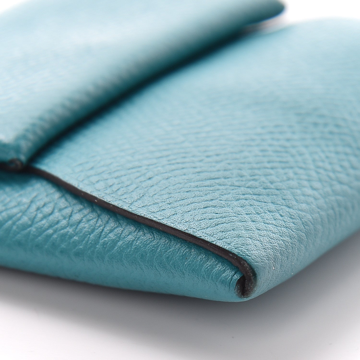 Hermes Epsom Bastia Coin Purse Bleu Paon 10 of 14