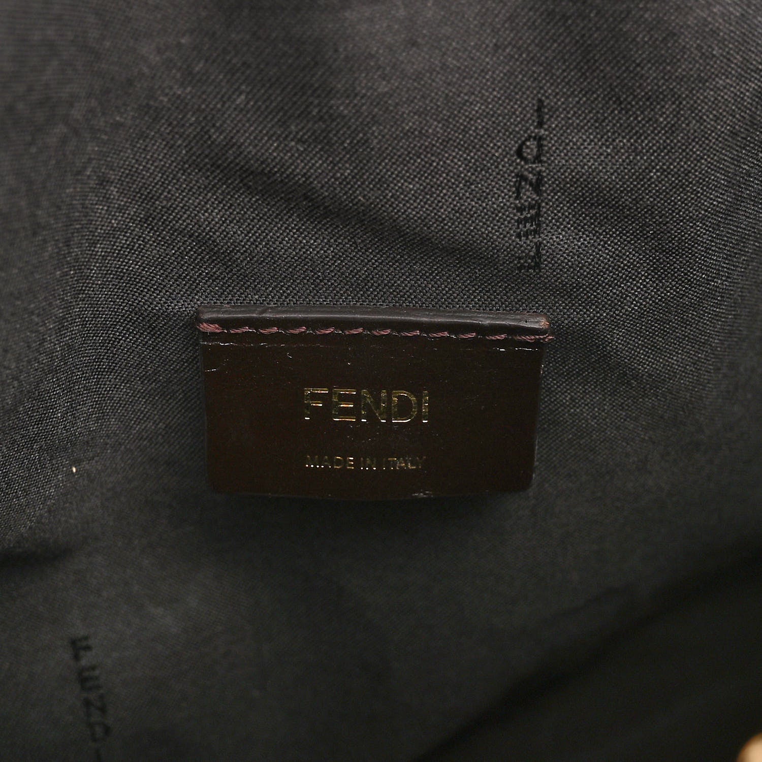 Fendi Zucca Vitello Elite Small Boston Tobacco Arancio 7 of 11