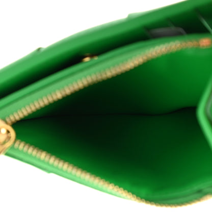 Bottega Veneta Nappa Maxi Intrecciato Bifold Zip Wallet Parakeet 6 of 8