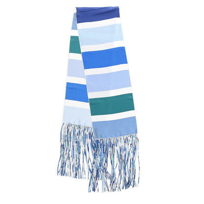 Hermes Silk Palette Muffler Bleu Dur Lavande Vert 1 of 4