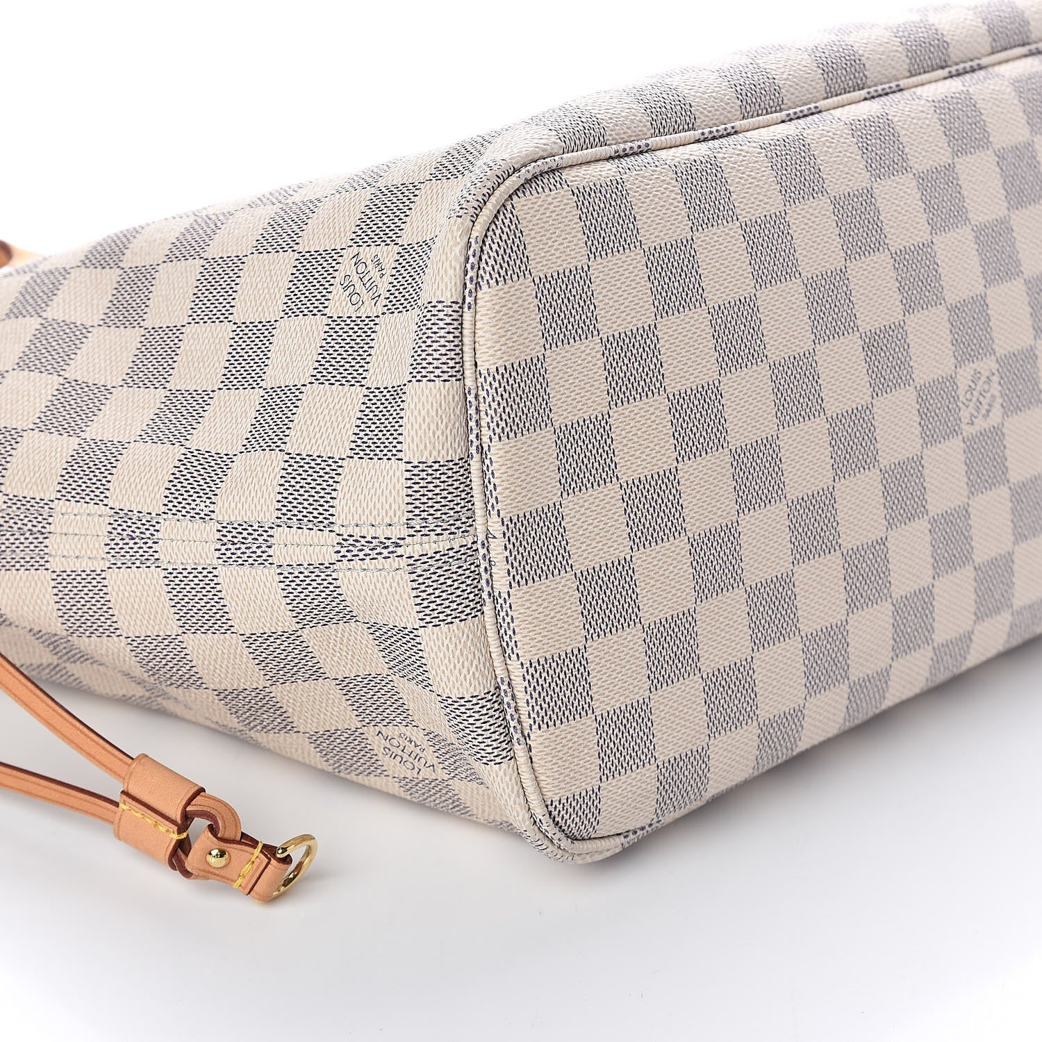 Louis Vuitton Damier Azur Neo Neverfull MM Rose Ballerine 10 of 10