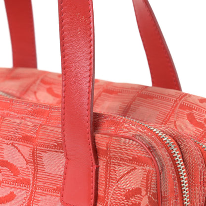 Chanel Nylon Small Travel Tote Red 12 of 16