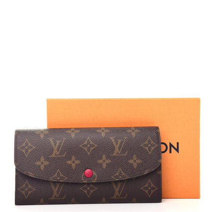 Louis Vuitton Monogram Emilie Wallet Fuchsia 8 of 8