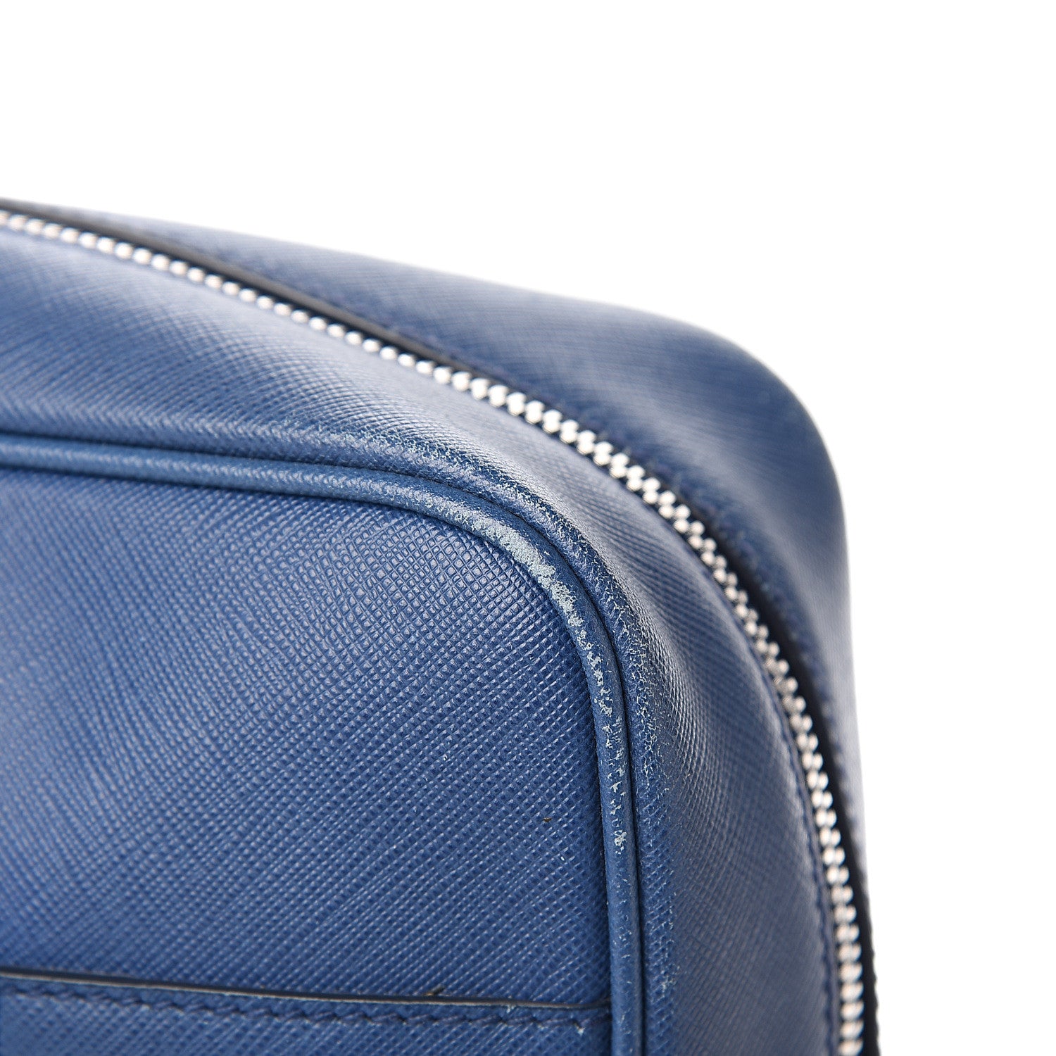 Prada Saffiano Travel Briefcase Bluette 12 of 18