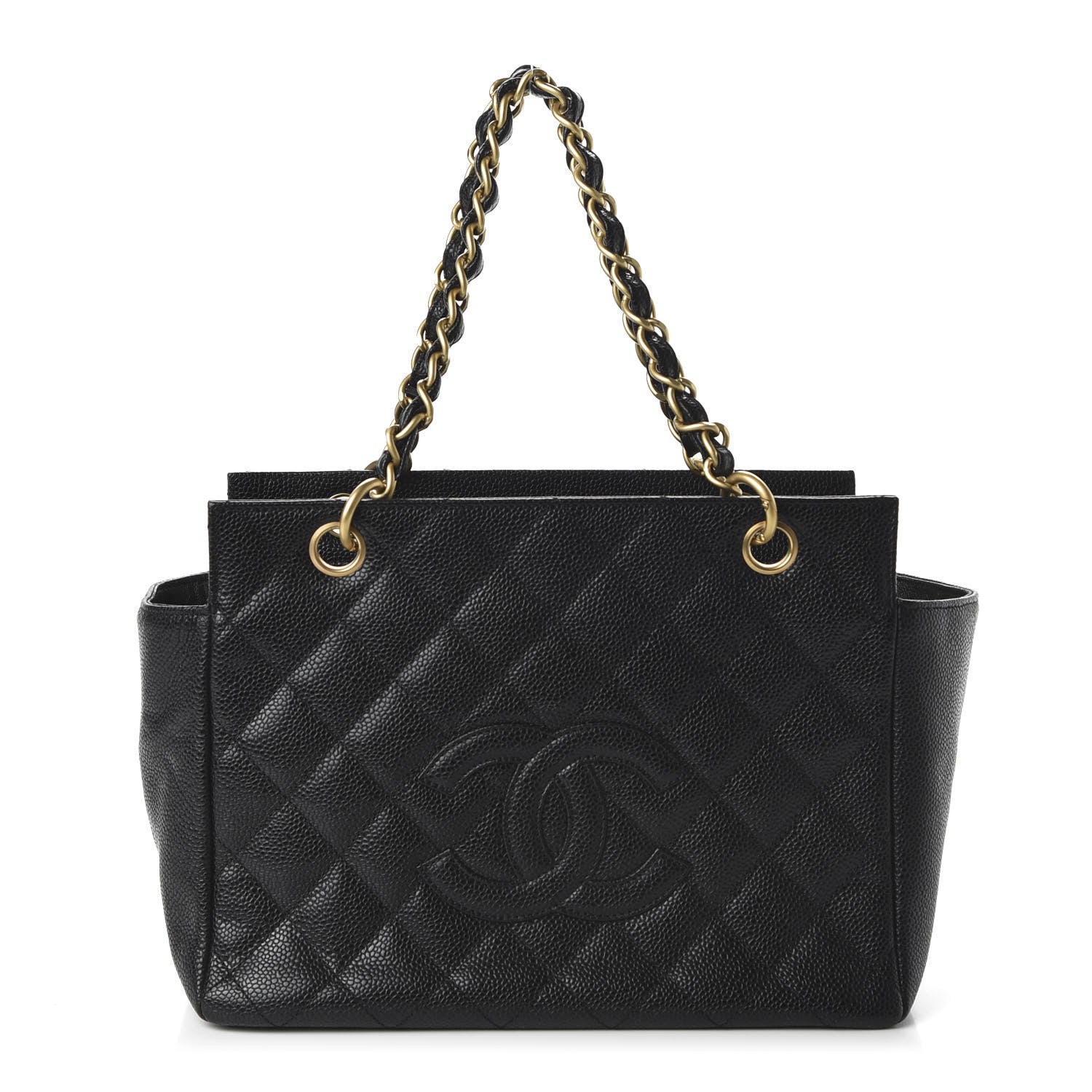 Chanel Caviar Quilted Petit Timeless Tote PTT Black 1 of 10