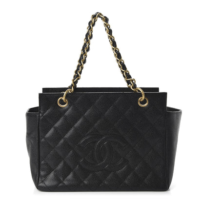 Chanel Caviar Quilted Petit Timeless Tote PTT Black 1 of 10