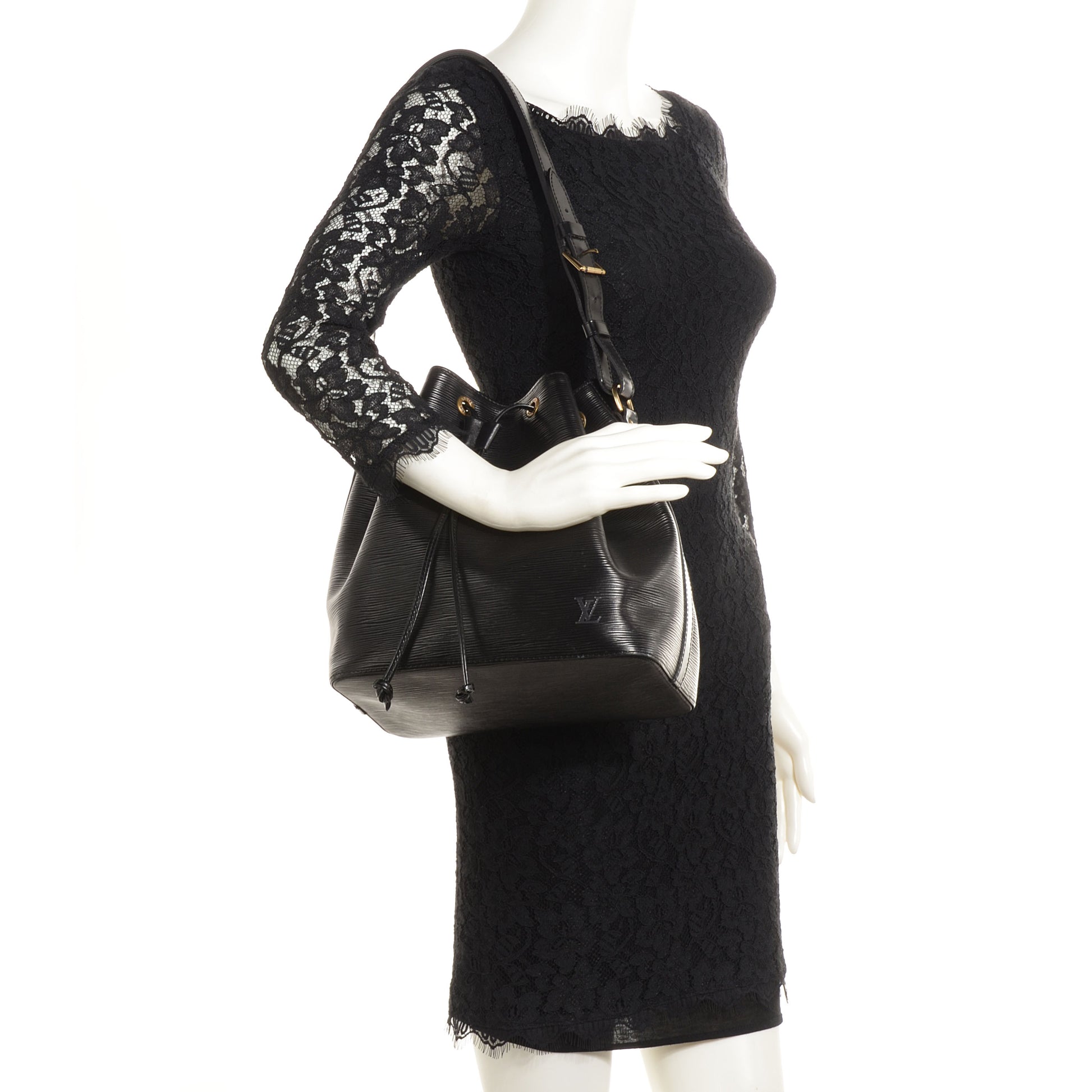 Louis Vuitton Epi Petit Noe Black 2 of 7