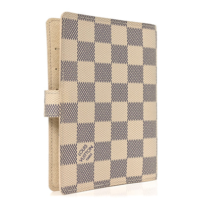 Louis Vuitton Damier Azur Small Ring Agenda Cover 3 of 6