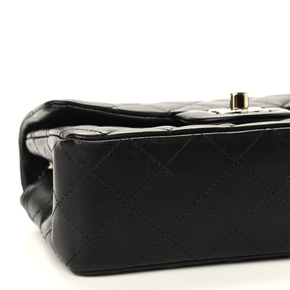 Chanel Lambskin Quilted Mini Rectangular Flap Black 6 of 9