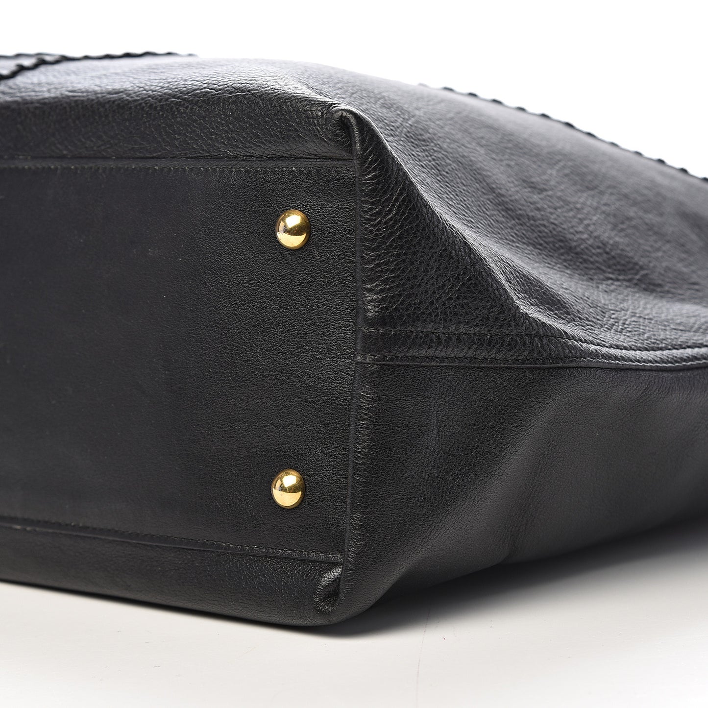 Calfskin Large Neo Double Reversible Tote Black
