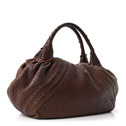 Fendi Nappa Nuvolata Spy Cognac 3 of 9