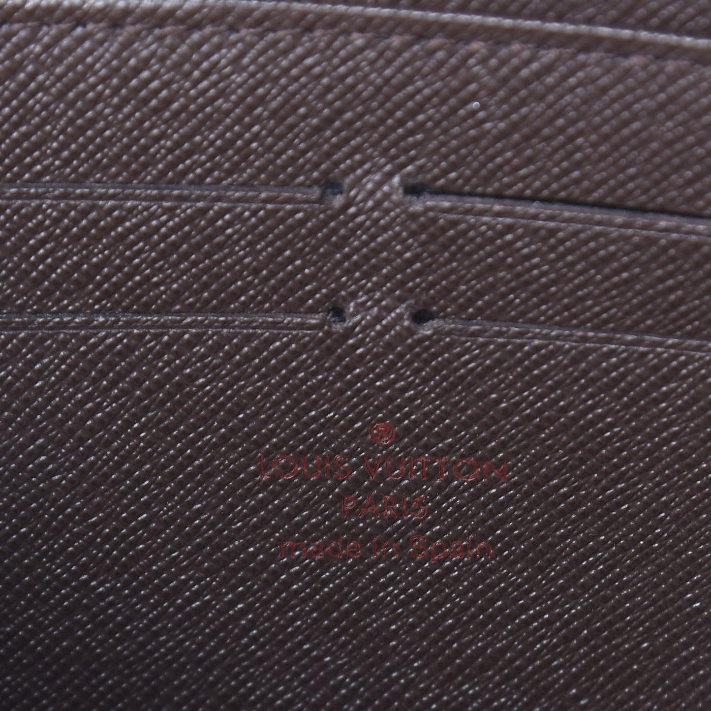 Damier Ebene Zippy Wallet