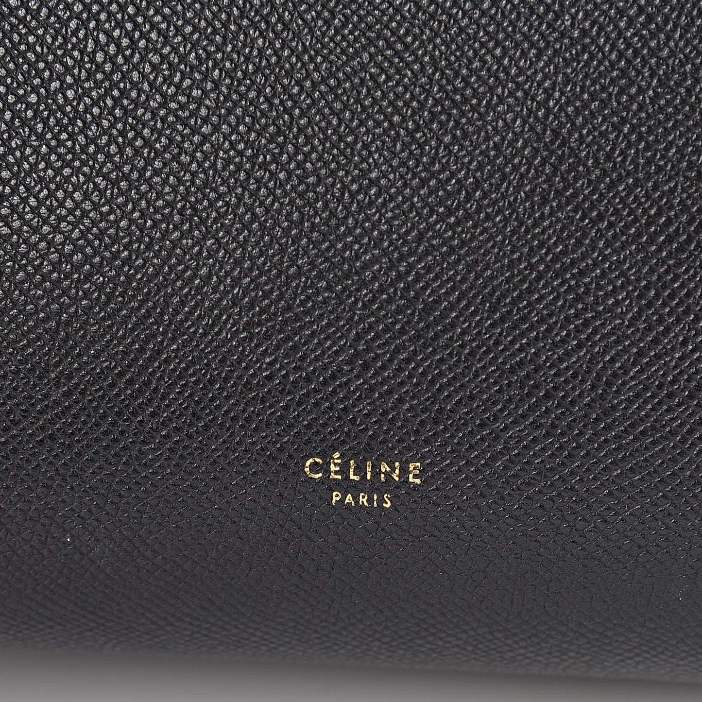 Grained Calfskin Micro Belt Bag Black