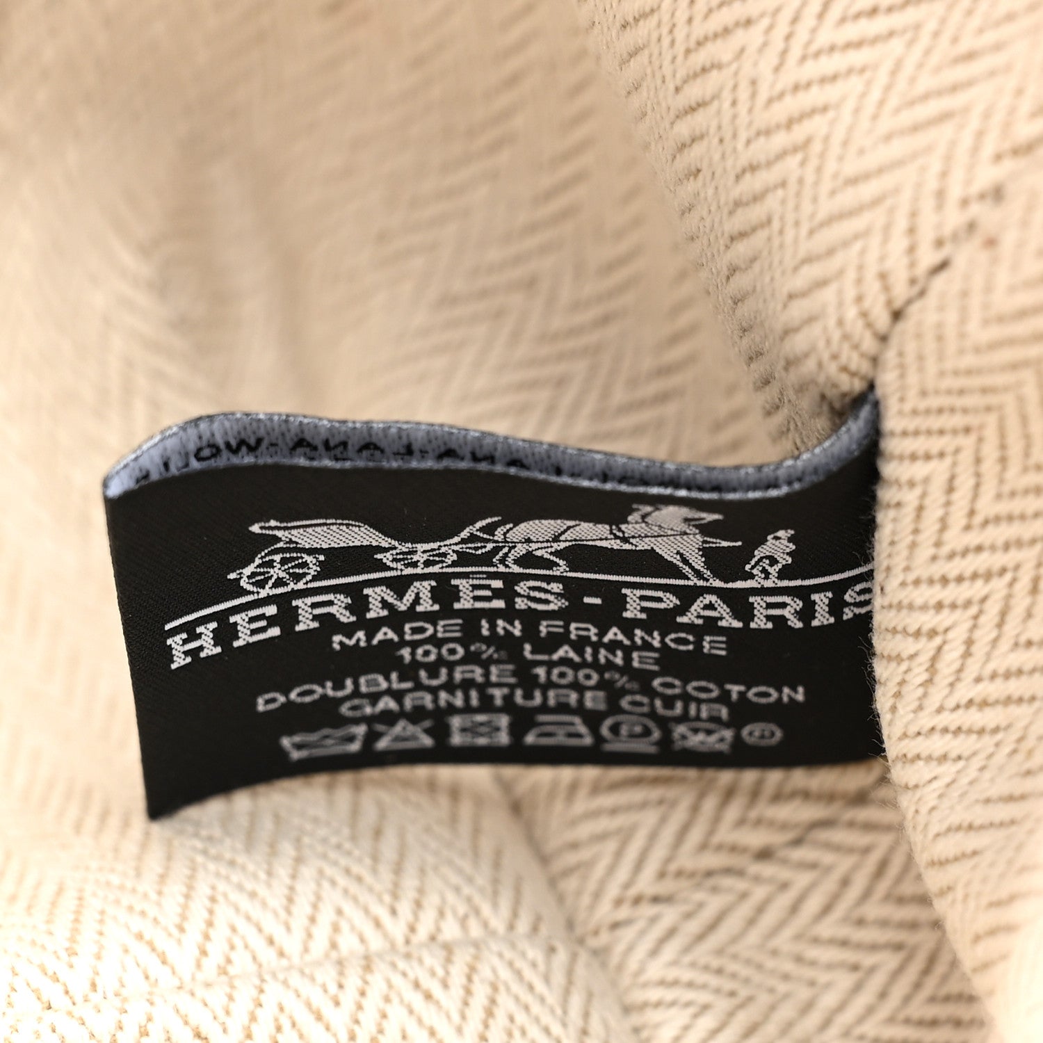 Hermes Wool Small Bride-A-Brac H Natte Pouch Tomette 6 of 9