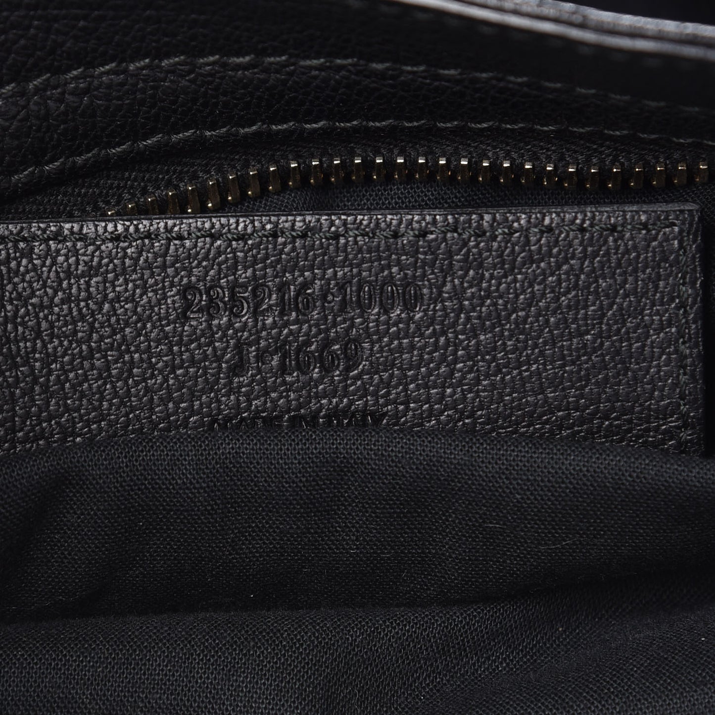 Chevre Classic Gold Hardware Velo Black