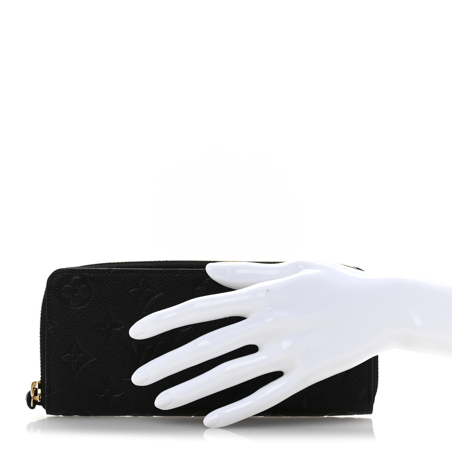 Louis Vuitton Empreinte Clemence Wallet Black 2 of 11