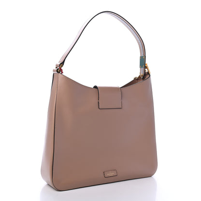 Valentino Garavani Smooth Calfskin VSling Hobo Bag Camel Rose 2 of 4