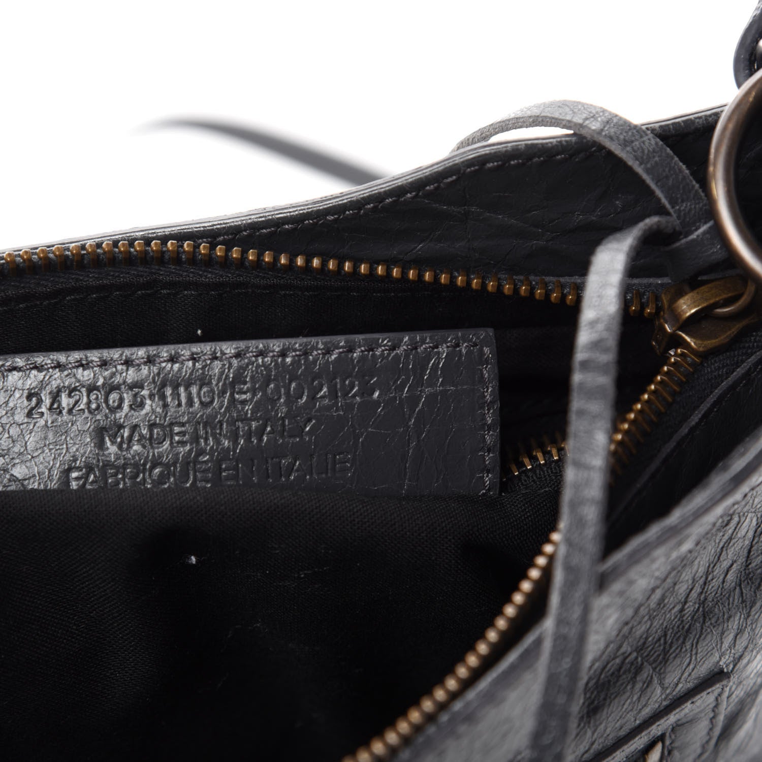 Balenciaga Agneau Classic Hardware Hip Gris Fossile 9 of 10