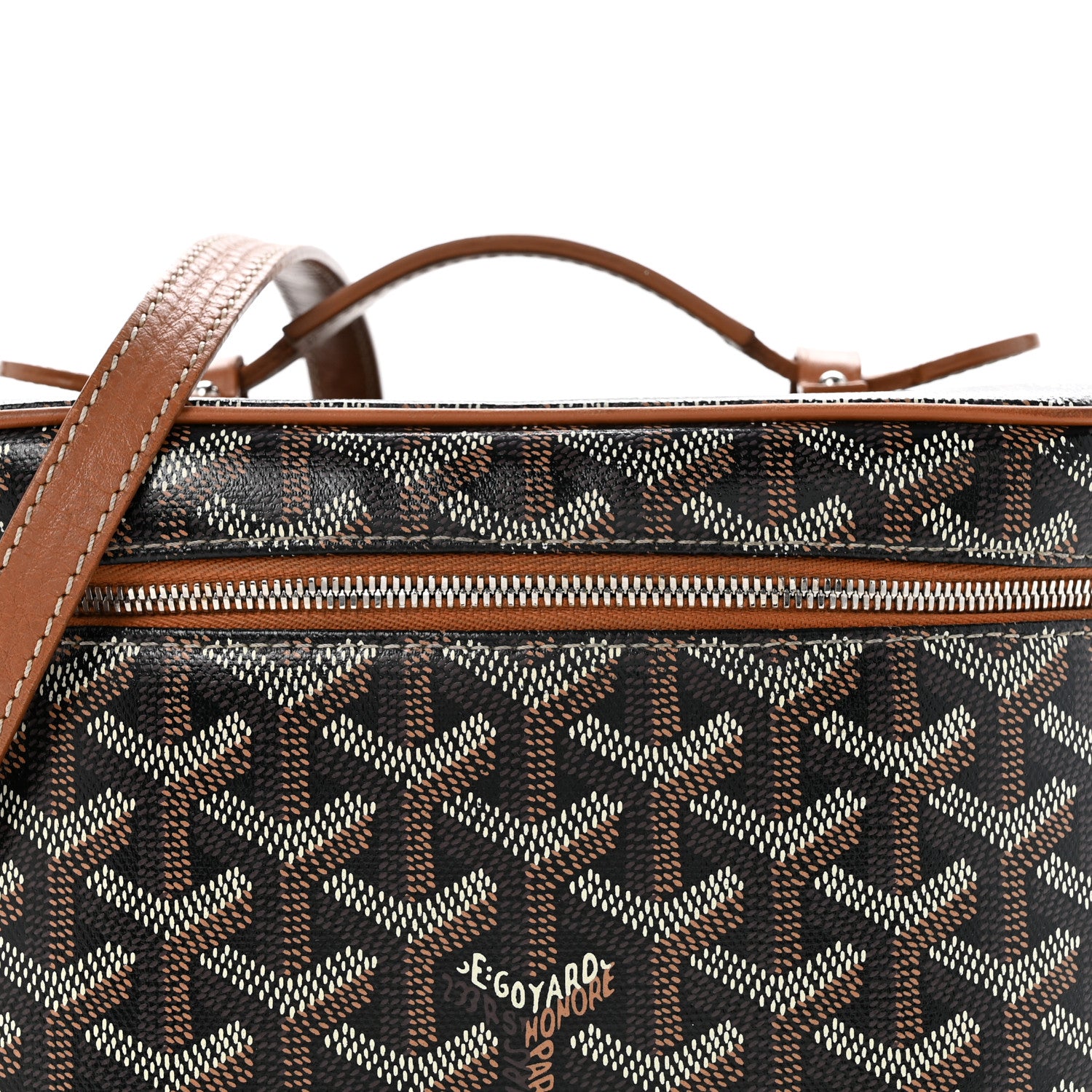Goyard Goyardine Muse Vanity Case Black Gold 9 of 16