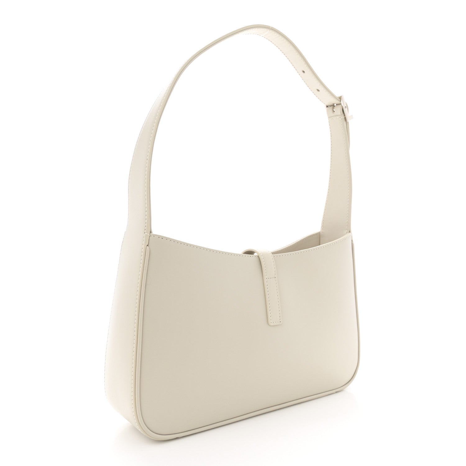 Saint Laurent Smooth Calfskin Le 5 A 7 Hobo Blanc Vintage 3 of 10