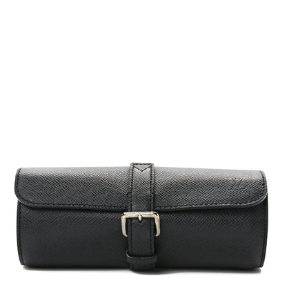 Louis Vuitton Taiga 3 Watch Travel Case Ardoise 1 of 7